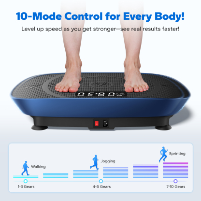 MERACH Compact Vibration Plate Exercise Machine, Mini Whole Body Shake Platform Exercise Machine with Remote Control