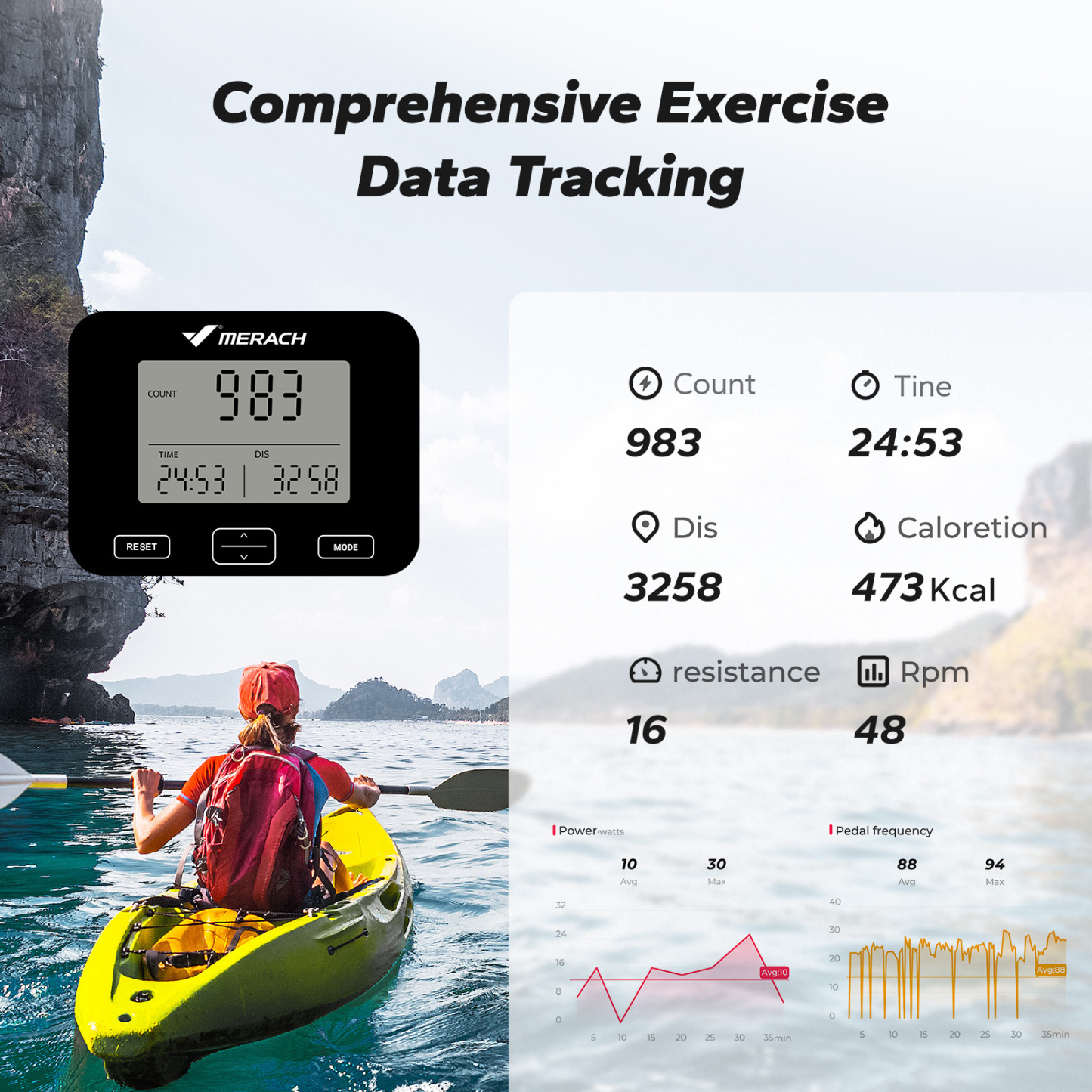 Merach Row Machine Magnetic Rowing Machine Indoor Foldable Rower with 8 Level Adjustable Quiet Magnetic Resistance