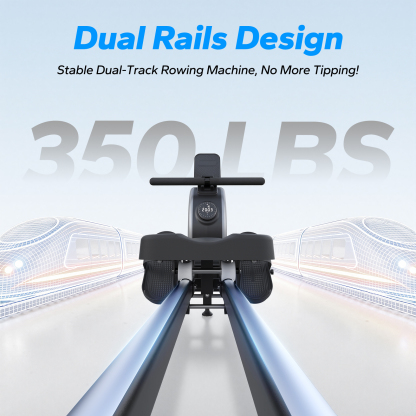 MERACH Rower Machine Bluetooth 16 levels Quiet Magnetic Smart Auto Resistance Rower for Home Use