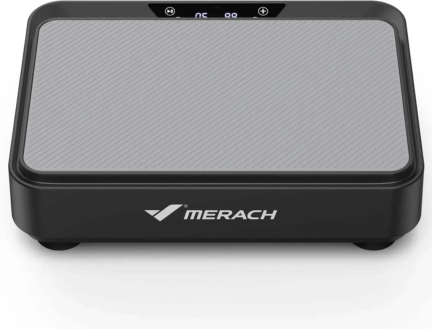 Black Whole Body Vibration Plate with tension ropes for Lymphatic Drainage, Relieve Pain and Help Sleep, Fat Burning and Weight Loss for Women, Men, Seniors