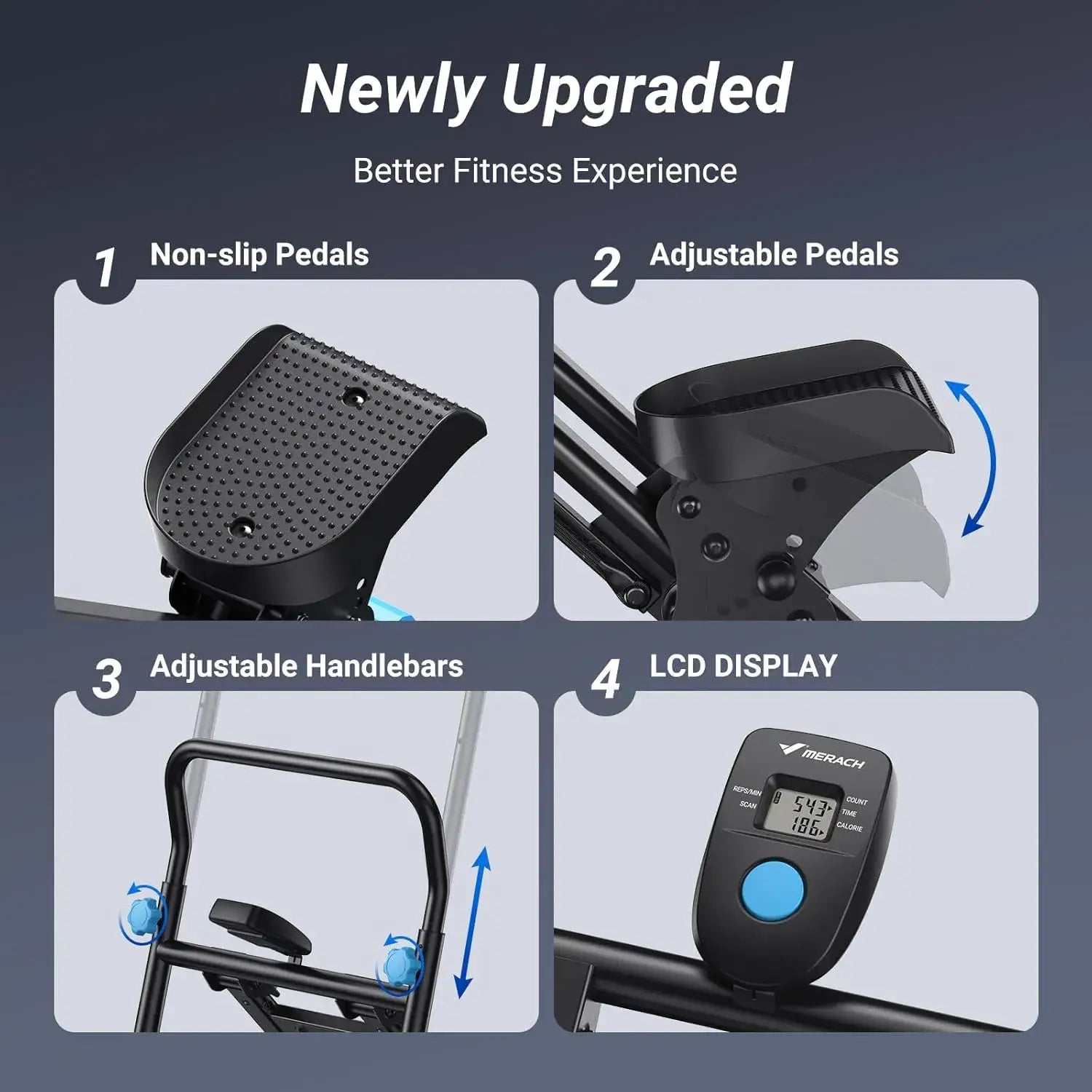 Folding Vertical Cardio Exercise Climber