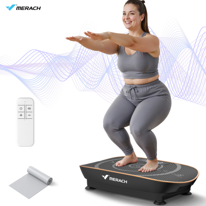 MERACH Vibration Plate Exercise Machine, Whole Body Shake Plate Exercise Machine with Remote Control