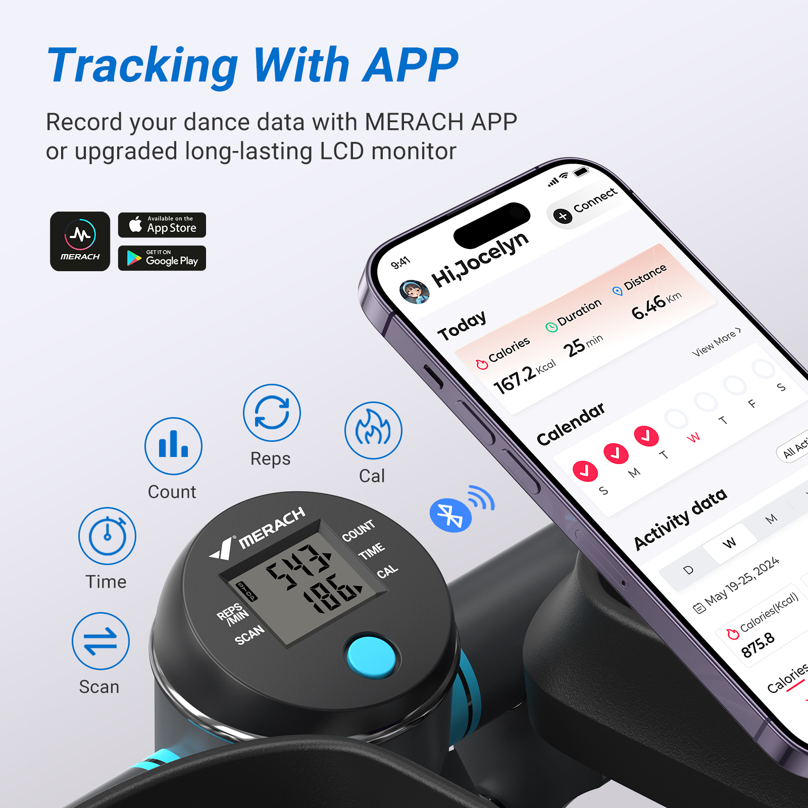 MERACH Compact Twisting Stepper with 330LBS Load Capacity & Resistance Bands for Comprehensive Full-Body Training