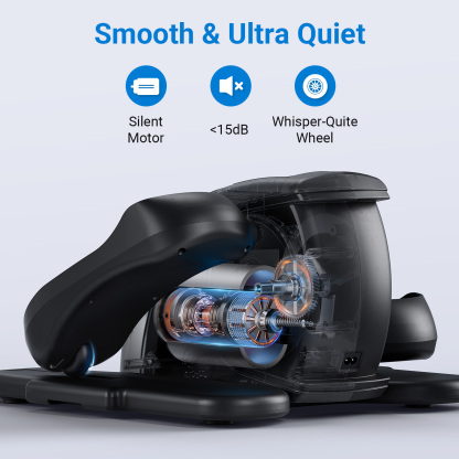 MERACH Under Desk Elliptical Machine E34