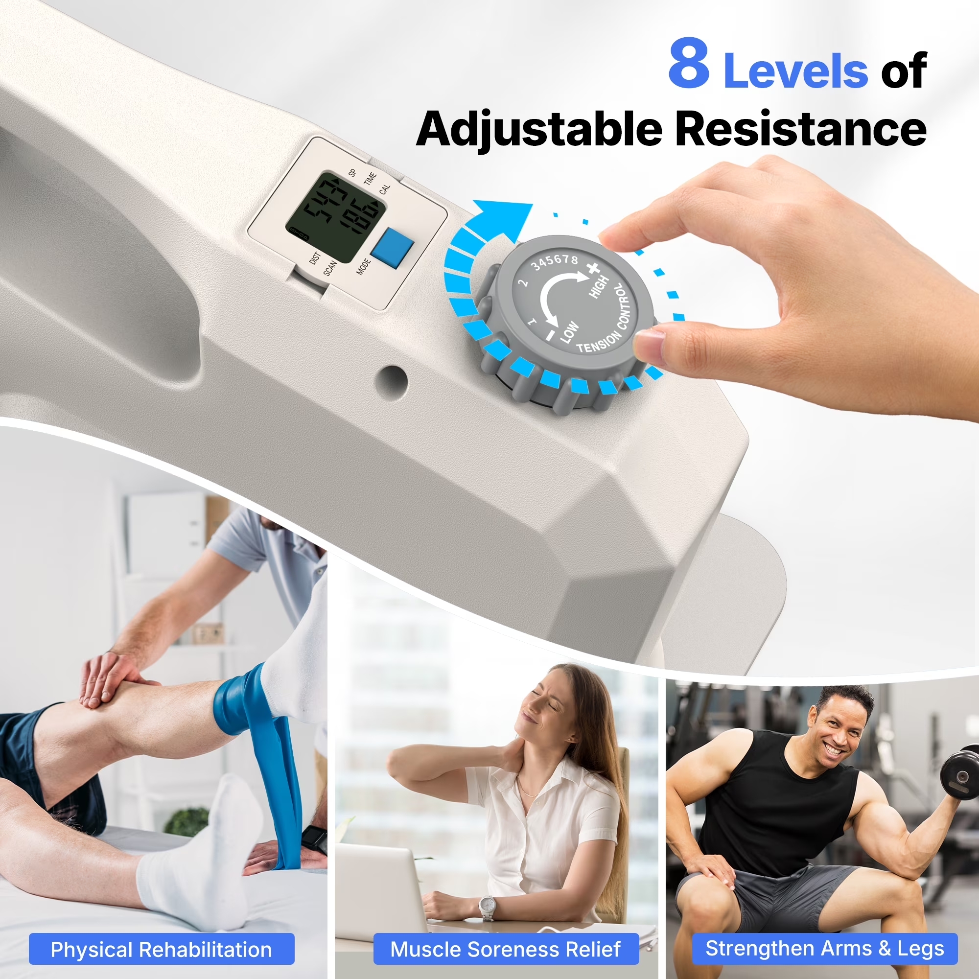MERACH Recumbent Exercise Bike, Under Desk Bike, Magnetic Pedal Exerciser for Arm/Leg Exercise, Home/Office WorkoutMERACH Recumbent Exercise Bike, Under Desk Bike, Magnetic Pedal Exerciser for Arm/Leg Exercise, Home/Office Workout