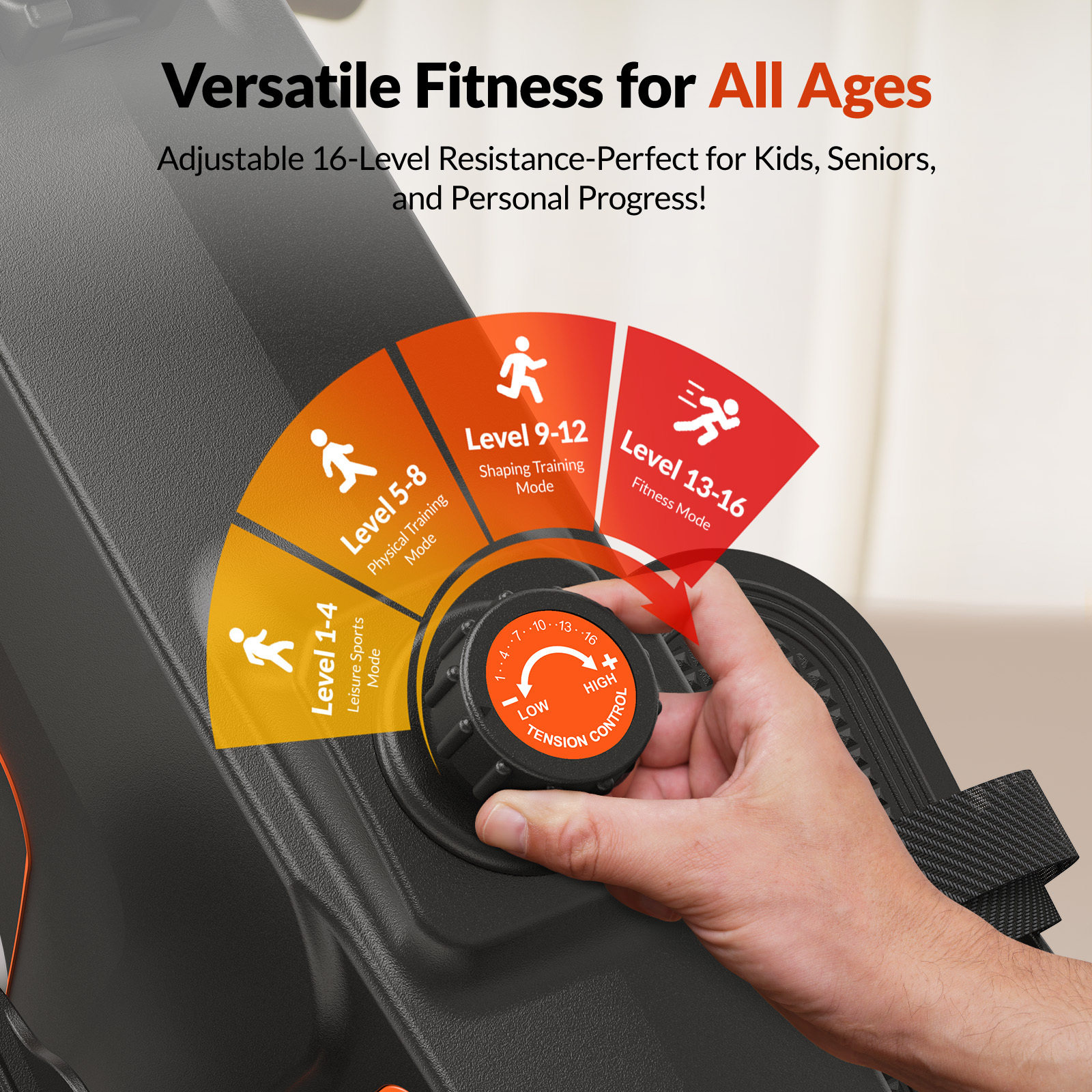 MERACH Foldable Magnetic Rowing Machine 350lbs Weight Capacity, 16 Levels Resistance Quiet Rower with Bluetooth for Home Workout