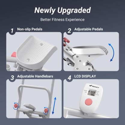 MERACH Stair Stepper for Home Gym Exercise, Compact Folding Cardio Step Machine