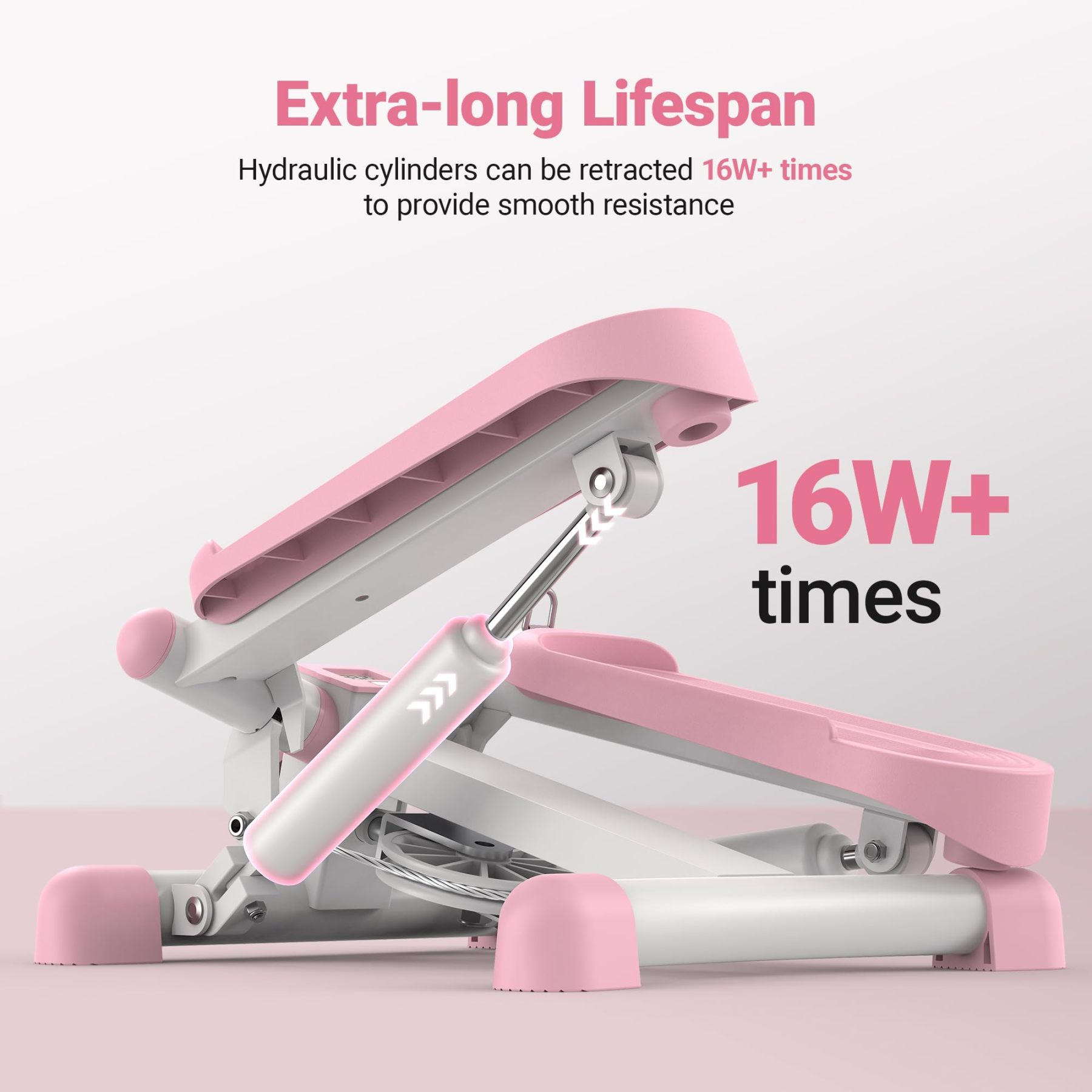  MERACH Portable Stair Stepper Mini Workout Twist Stepper Cardio Exercise Machine for Home Office Use Foot Pedal Exerciser