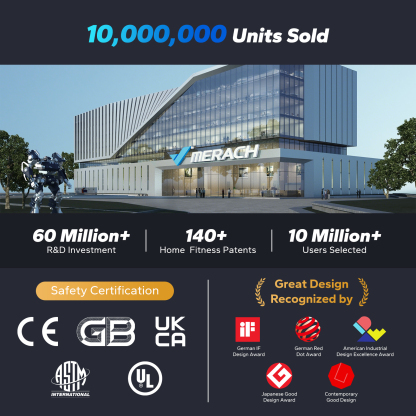 MERACH Compact Under Desk Elliptical Machine, Quiet & Portable Ellipse Leg Exerciser while Sitting, with Adjustable Speed, Electric Ellipticals Exercise Equipment for Home or Office