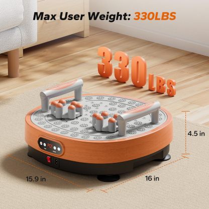 MERACH Foot Massager Vibration Plate Exercise Machine, Helps Relieves Leg Fatigue