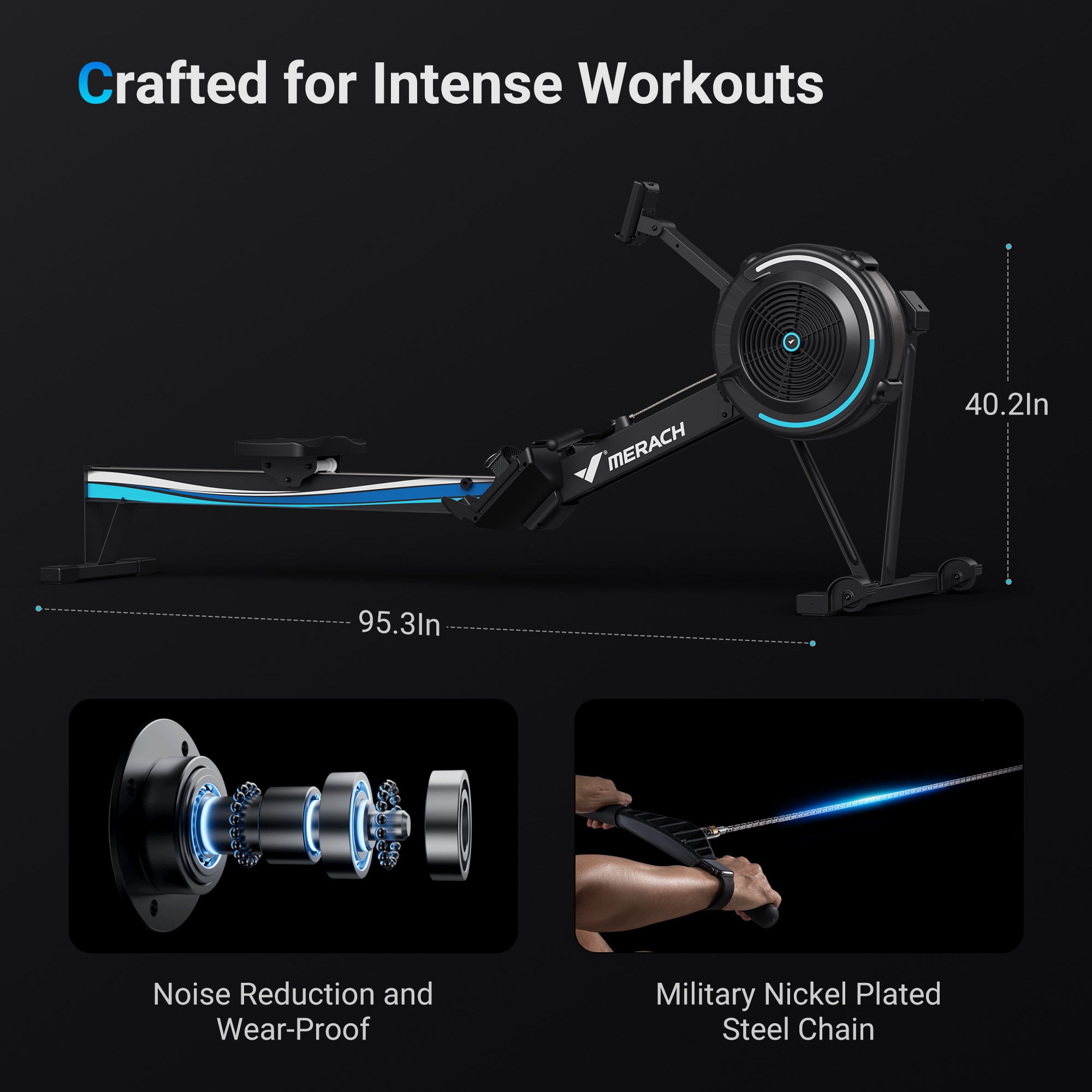 R11 Pro Air Resistance Rower
