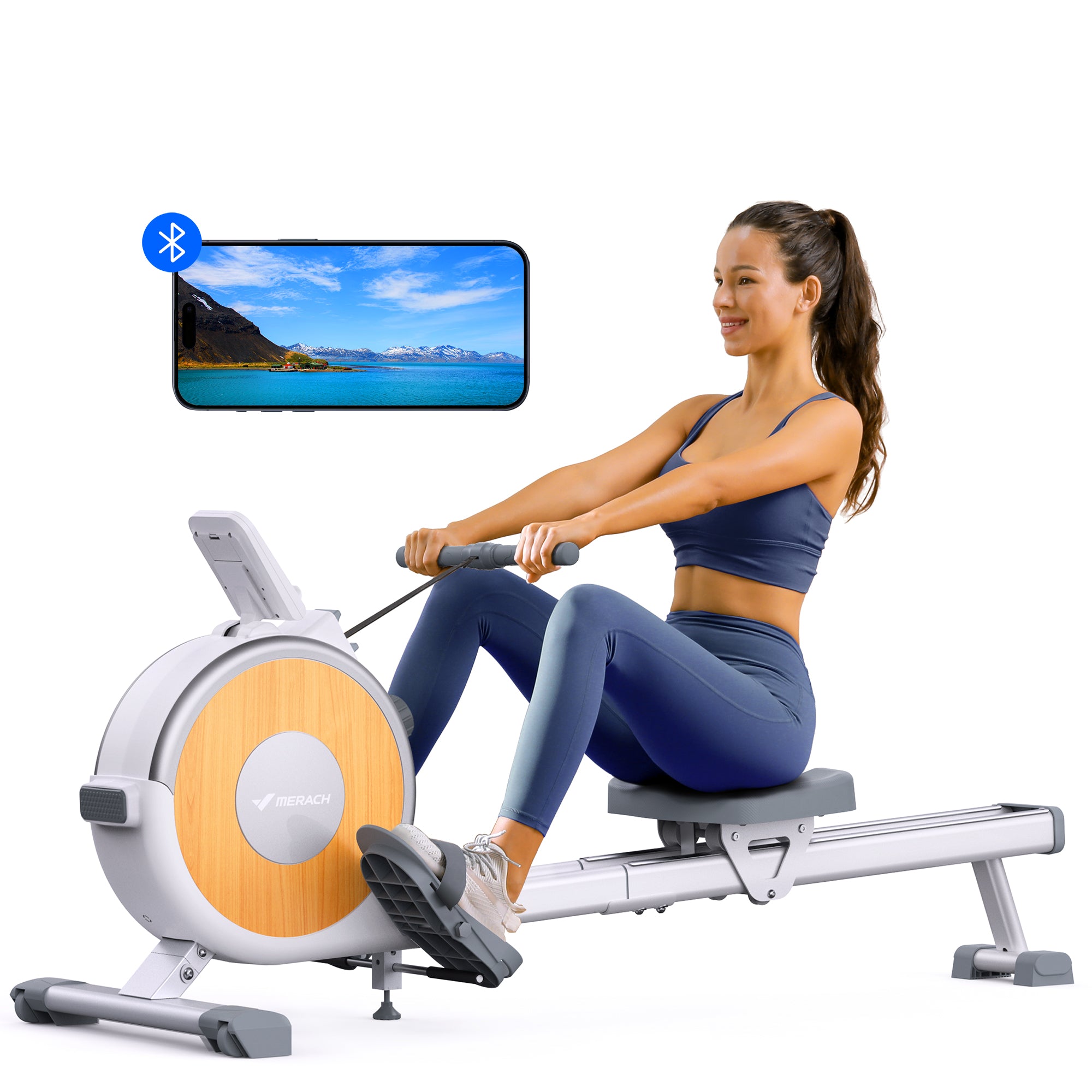 MERACH's Budget-Friendly Q1S Home Smart Rower with Auto Resistance