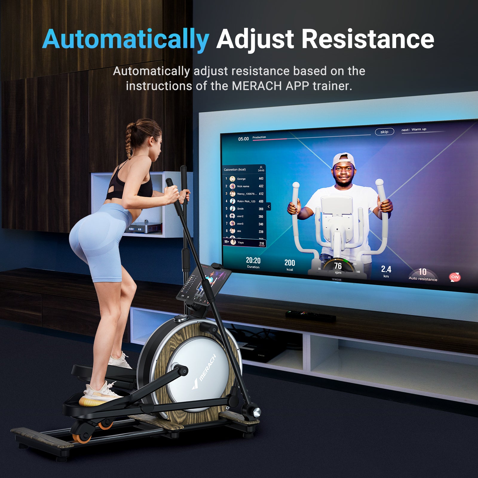 Adjustable Elliptical Machine