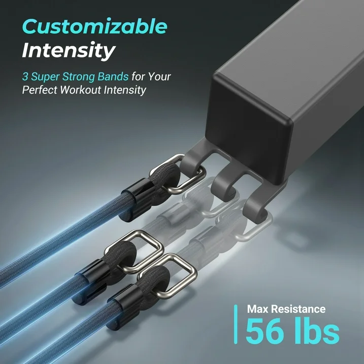 UTRYUP Rowing Machine for Home Use with LCD Monitor, Adjustable Resistance, Hold up 265 lbs