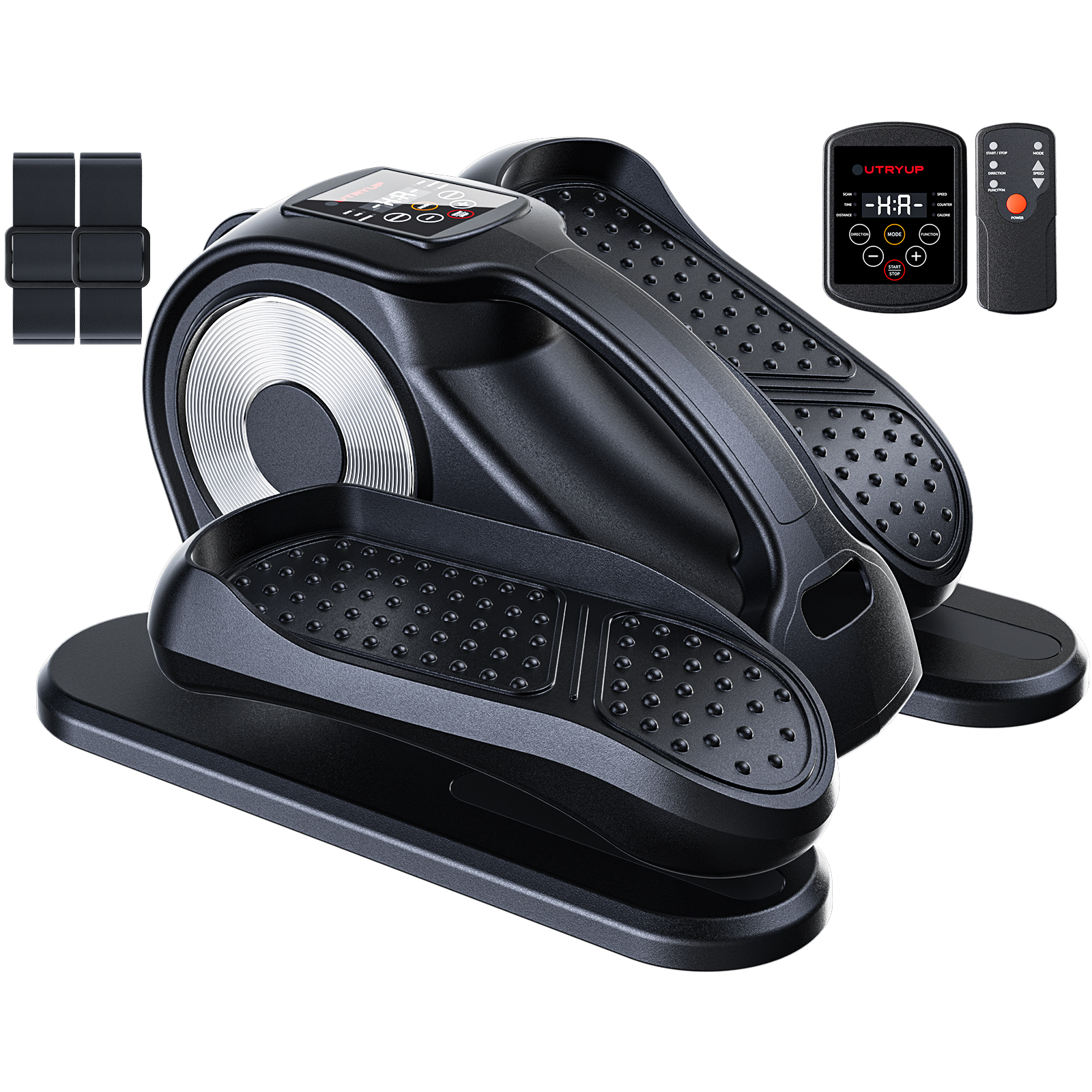 UTRYUP Under Desk Elliptical Machine for Seniors, Ellipse Leg Exerciser with Remote Control, 12-Speed Adjustable for Home Office Use