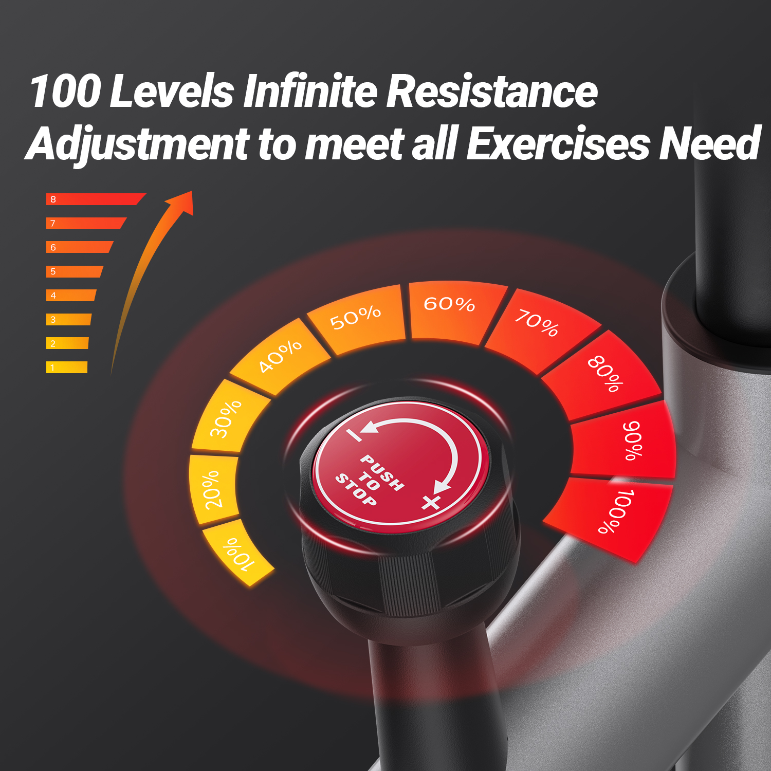 MERACH Exercise Bike Stationary 100 Resistance Levels Indoor Cycling for Home Office Cardio Workout Machine, Free Bluetooth App Height-Adjustable Padded Seat