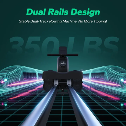 MERACH Rower Machine Bluetooth 16 levels Quiet Magnetic Smart Auto Resistance Rower for Home Use