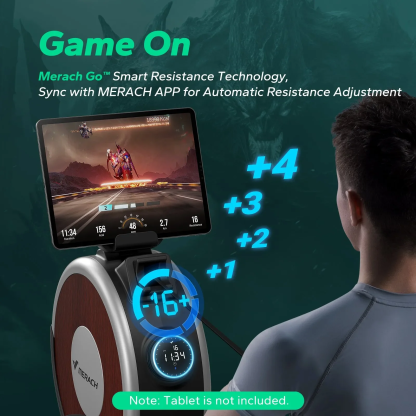 MERACH Rower Machine Bluetooth 16 levels Quiet Magnetic Smart Auto Resistance Rower for Home Use