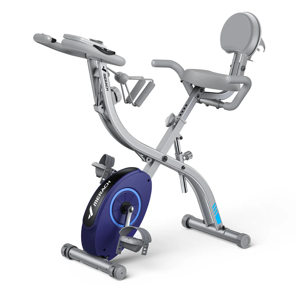 MERACH S15 Folding Exercise Bike , Magnetic Stationary