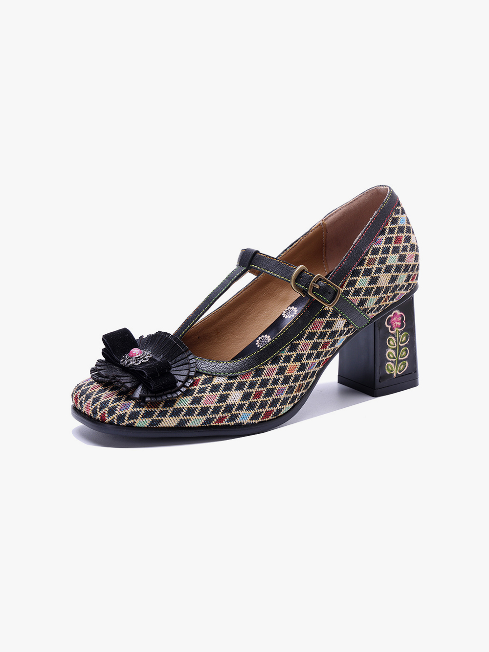 Step into Style: Comfortable T-Strap Floral Shoes for Every Occasion