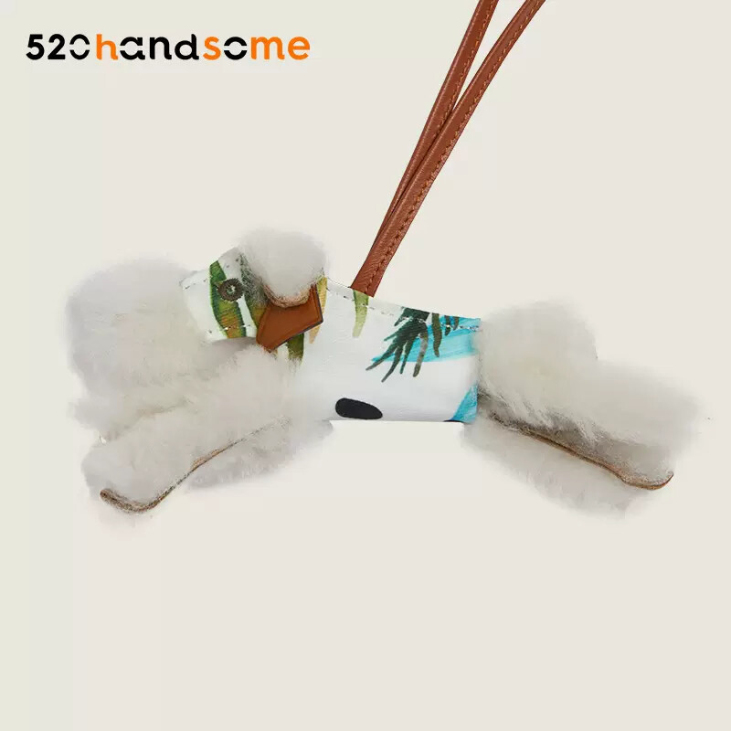 【Kolomomo Brand】 Matching Floral Doll BUDY Punk Puppy Bag Pendant Car Hanging Decoration Keychain Pendant