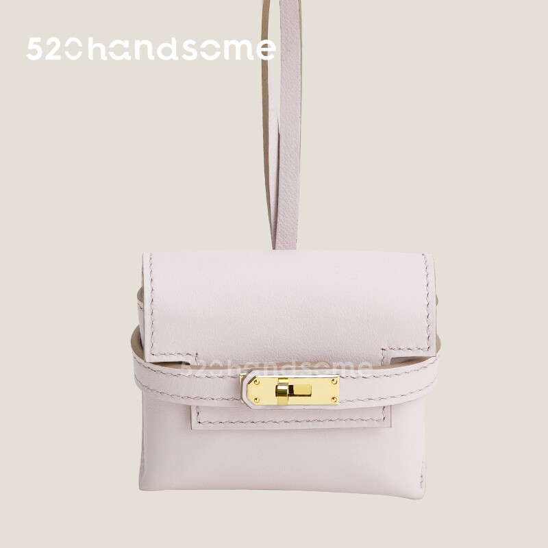 【Kolomomo Brand】Minikelly Earphone Bag Pendant Mini Bag Kelly Pendant Bluetooth Headset Protective Cover Creative Pendants 