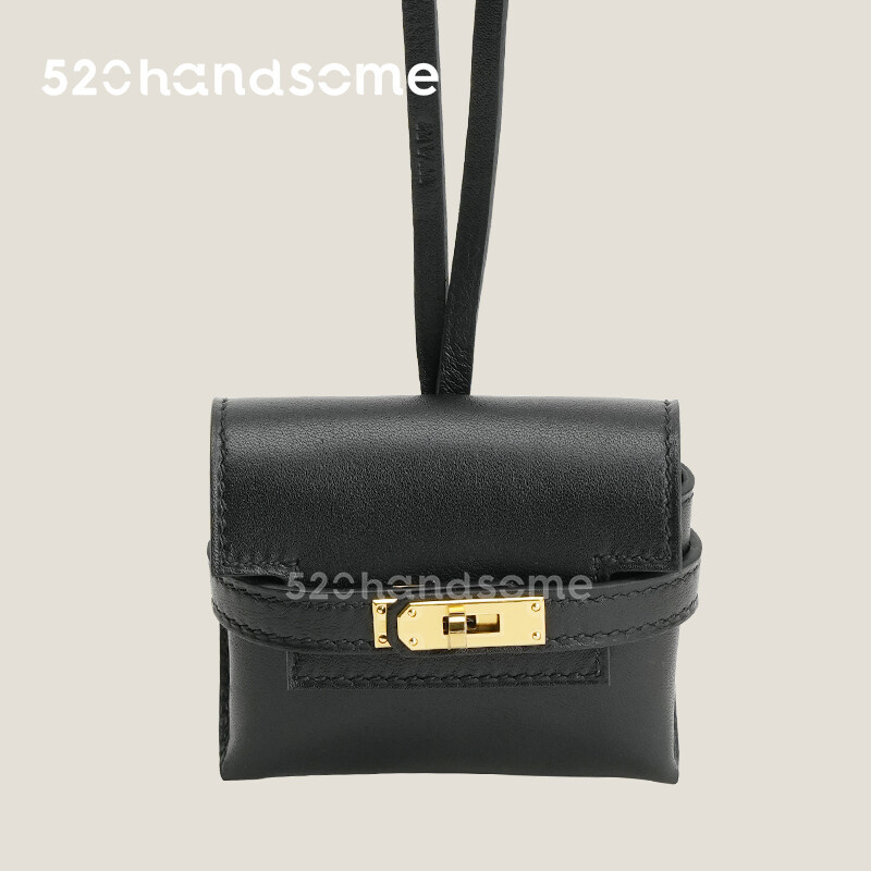 【Kolomomo Brand】Minikelly Earphone Bag Pendant Mini Bag Kelly Pendant Bluetooth Headset Protective Cover Creative Pendants