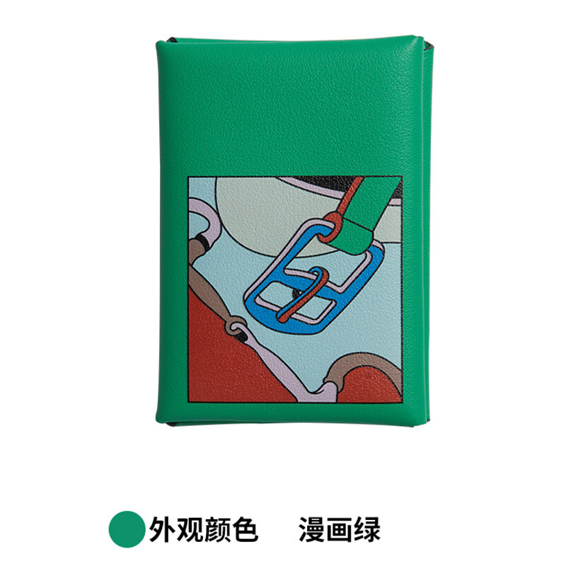【Kolomomo Brand】Calvi Handmade Stitched Hand-Painted Goat Leather Bag Coin Purse