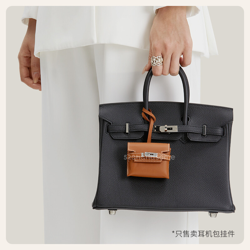 【Kolomomo Brand】Minikelly Earphone Bag Pendant Mini Bag Kelly Pendant Bluetooth Headset Protective Cover Creative Pendants 