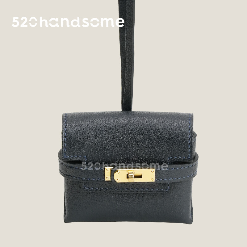 【Kolomomo Brand】Minikelly Earphone Bag Pendant Mini Bag Kelly Pendant Bluetooth Headset Protective Cover Creative Pendants 