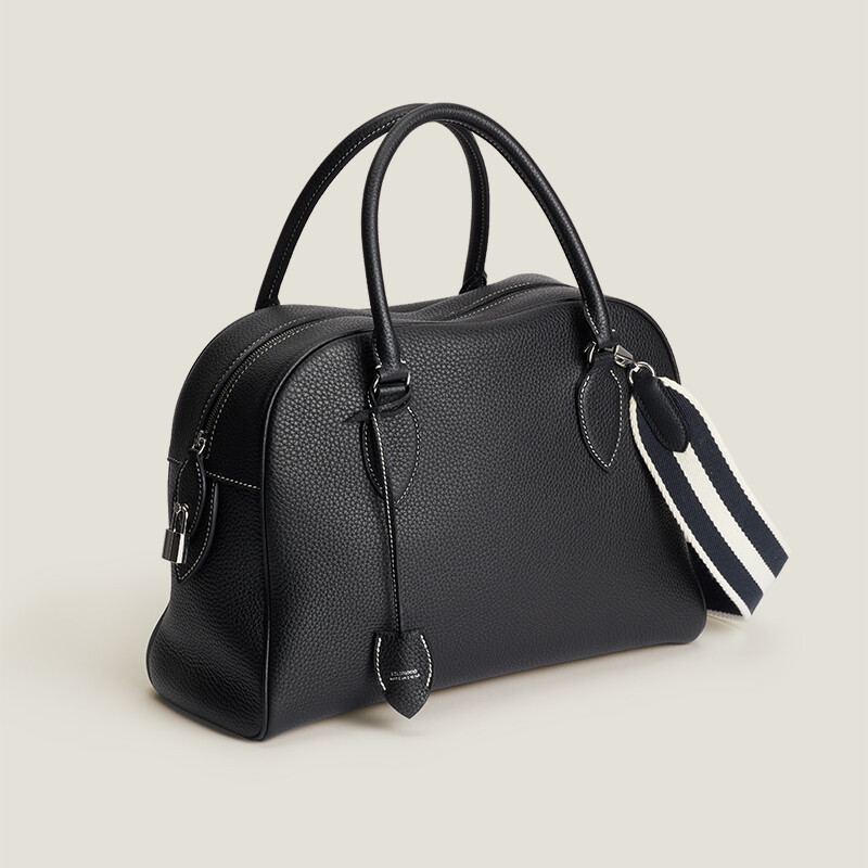 【Kolomomo Brand】 Handmade Genuine Leather Bolide Crossbody Underarm Bag Handbag Versatile Commuter Bowling Bag