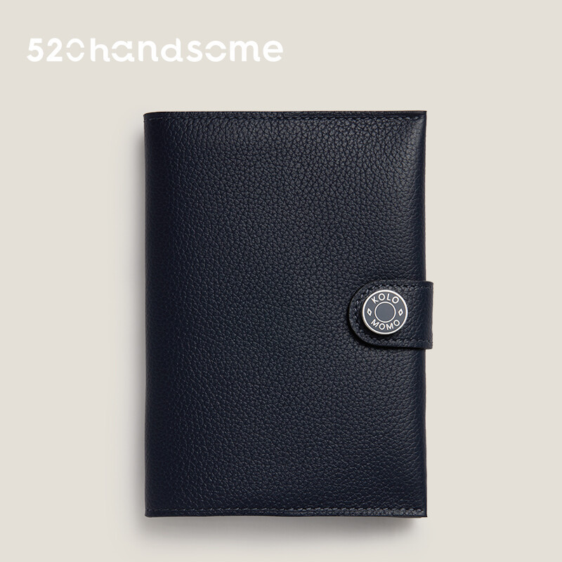【Kolomomo Brand】Top Layer Eve Goat Leather Enamel Buckle Passport Bag Accessory Handcrafted Hand-sewn Card Holder