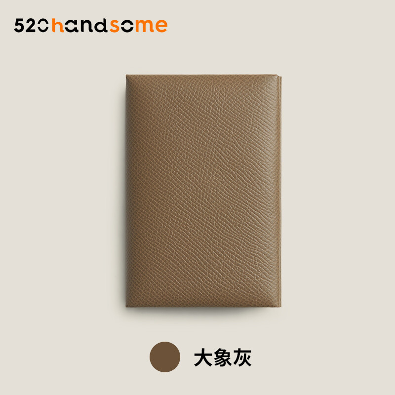 Applicable to H Calvi Solid Color Multi-Color Optional Handmade Hand-Stitched Goat Leather Bag Coin Purse Card Holder · Lemon Yellow (EP) Lining Minium Orange (EP)