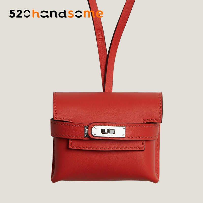 【Kolomomo Brand】Minikelly Earphone Bag Pendant Mini Bag Kelly Pendant Bluetooth Headset Protective Cover Creative Pendants