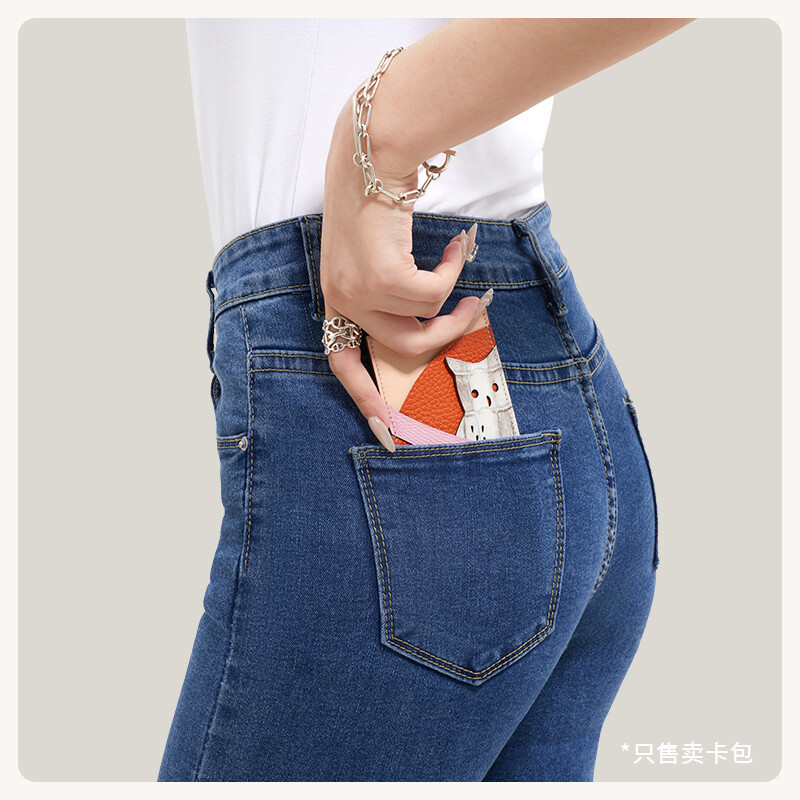 【Kolomomo Brand】Himalaya Matte Nile Crocodile Owl Animal Card Holder