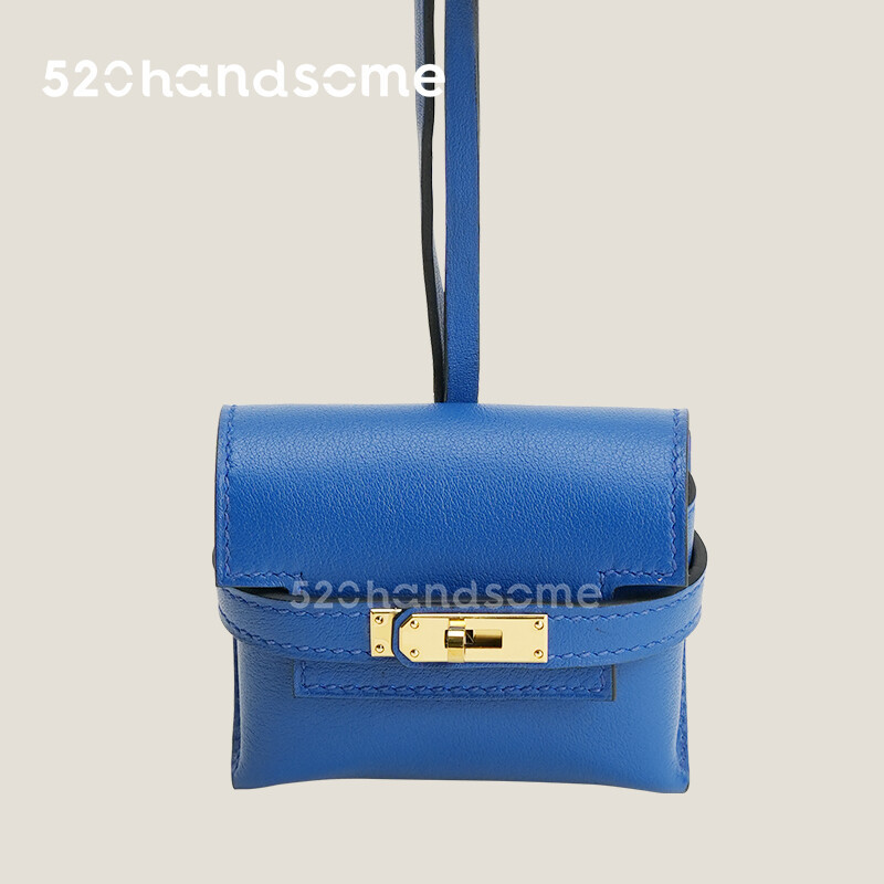 【Kolomomo Brand】Minikelly Earphone Bag Pendant Mini Bag Kelly Pendant Bluetooth Headset Protective Cover Creative Pendants
