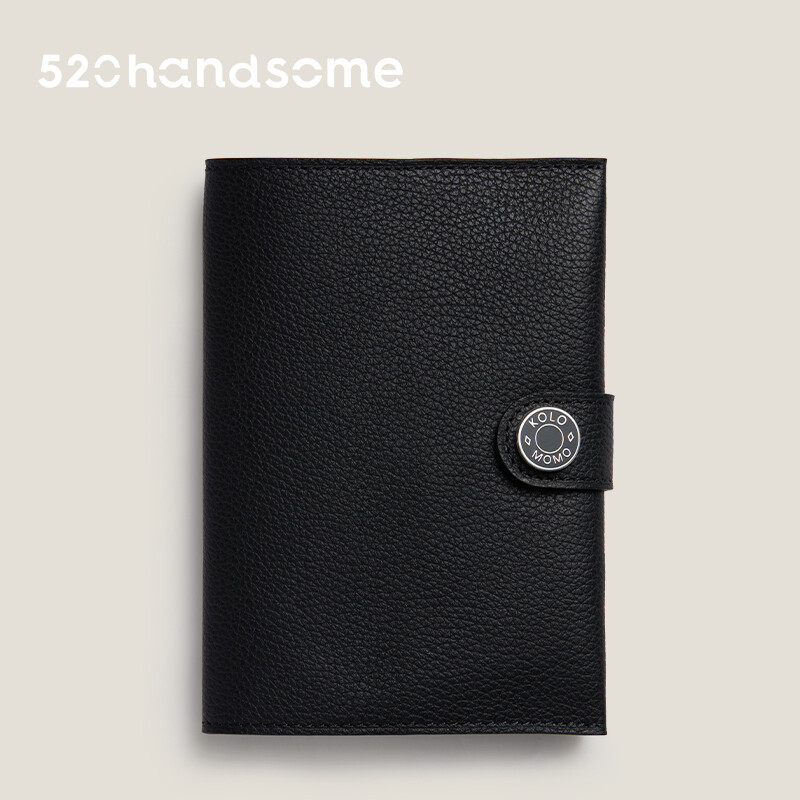 【Kolomomo Brand】Top Layer Eve Goat Leather Enamel Buckle Passport Bag Accessory Handcrafted Hand-sewn Card Holder