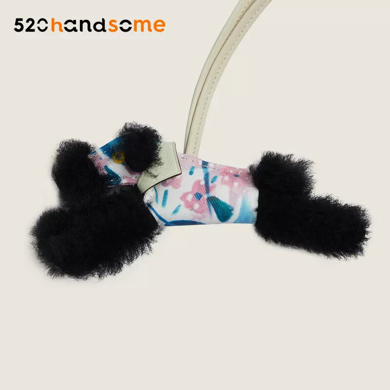 【Kolomomo Brand】 Matching Floral Doll BUDY Punk Puppy Bag Pendant Car Hanging Decoration Keychain Pendant