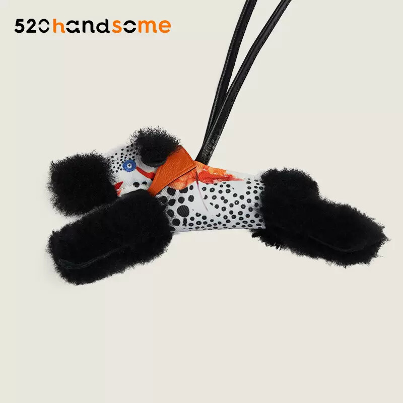 【Kolomomo Brand】 Matching Floral Doll BUDY Punk Puppy Bag Pendant Car Hanging Decoration Keychain Pendant