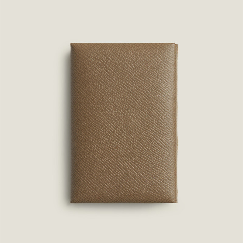 Applicable to H Calvi Solid Color Multi-Color Optional Handmade Hand-Stitched Goat Leather Bag Coin Purse Card Holder · Lemon Yellow (EP) Lining Minium Orange (EP)
