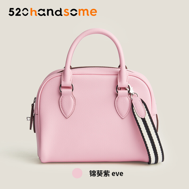 【Kolomomo Brand】 Handmade Wax range EVThread Stitching Imported Genuine Leather Bowling Ball 12Bolide MINI Women's Crossbody Bag 