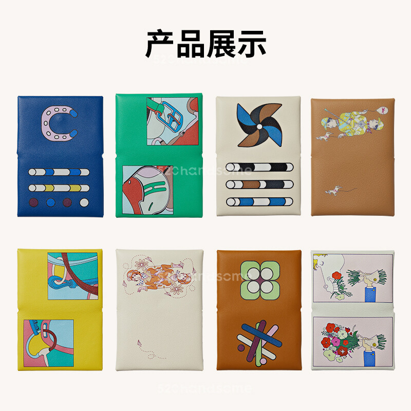 【Kolomomo Brand】Calvi Handmade Stitched Hand-Painted Goat Leather Bag Coin Purse 