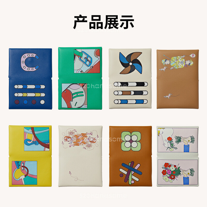 【Kolomomo Brand】Calvi Handmade Stitched Hand-Painted Goat Leather Bag Coin Purse