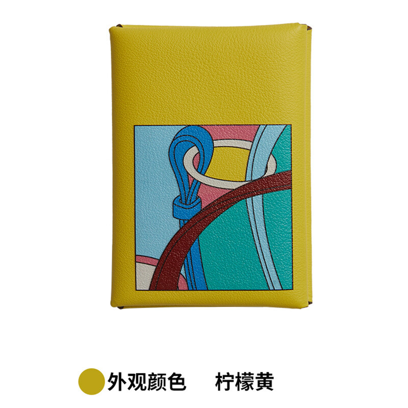 【Kolomomo Brand】Calvi Handmade Stitched Hand-Painted Goat Leather Bag Coin Purse 
