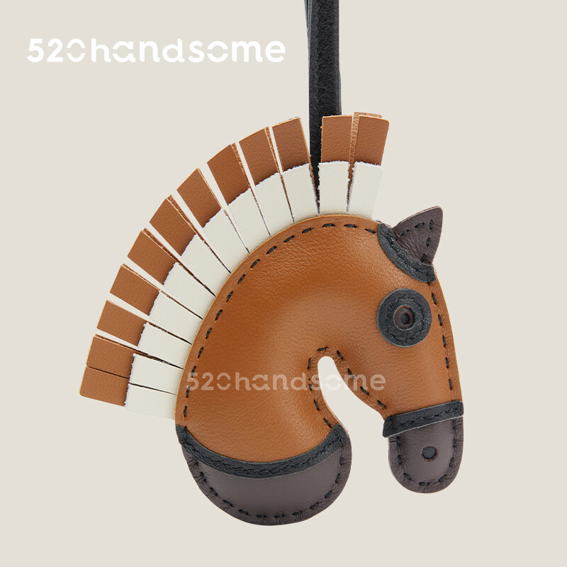 GeeGee Camail Charms Unicorn Zebra Head Handbag Pendant Bag Hanging PCs Pony Hanging Ornaments Bag Hanging · Classic Cloudy Blue