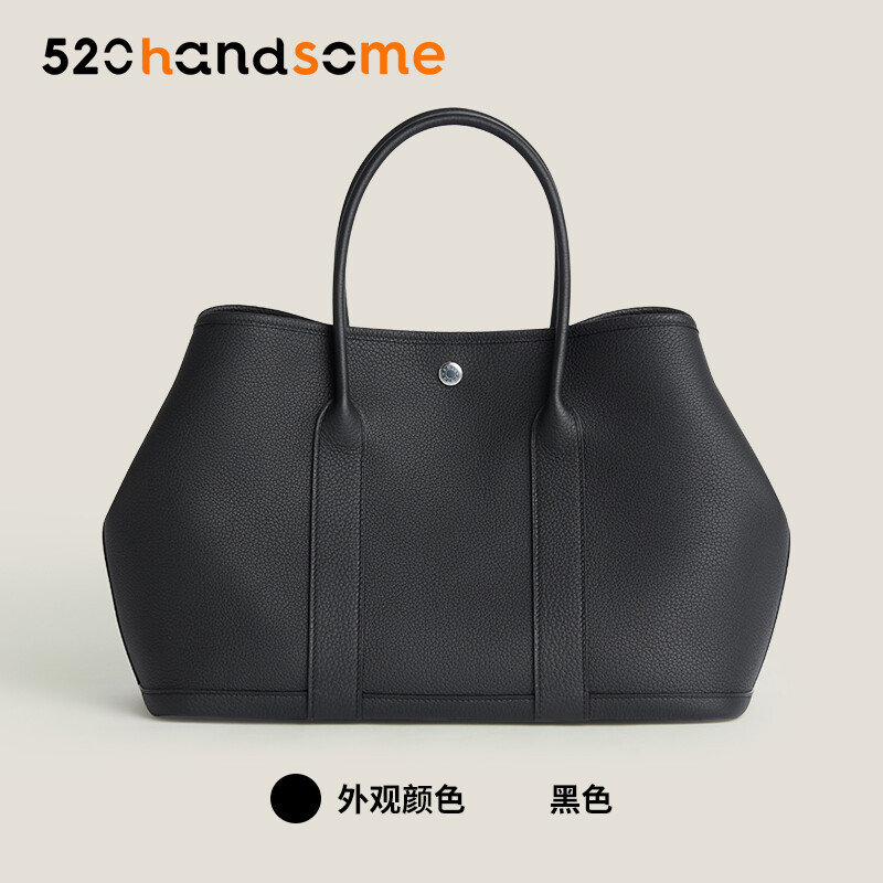 【Kolomomo Brand】 Handmade Wax Thread Genuine Leather Garden Party 23 30 36 Large Capacity Women's Bag Garden Bag