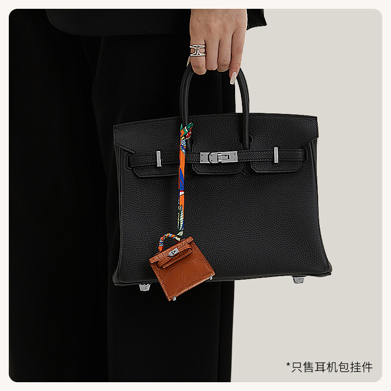 【Kolomomo Brand】 Pendant Mini Kelly * Twilly Bag Small Pendant Imported Crocodile Skin Hand-Stitched Pendant 