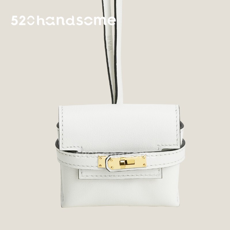 【Kolomomo Brand】Minikelly Earphone Bag Pendant Mini Bag Kelly Pendant Bluetooth Headset Protective Cover Creative Pendants 