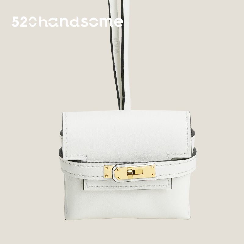 【Kolomomo Brand】Minikelly Earphone Bag Pendant Mini Bag Kelly Pendant Bluetooth Headset Protective Cover Creative Pendants