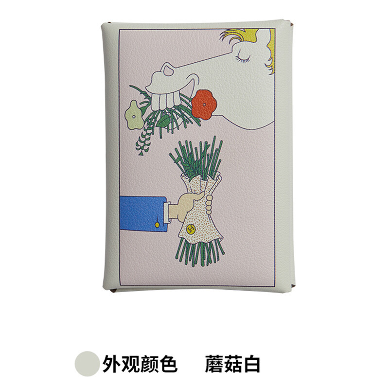 【Kolomomo Brand】Calvi Handmade Stitched Hand-Painted Goat Leather Bag Coin Purse 